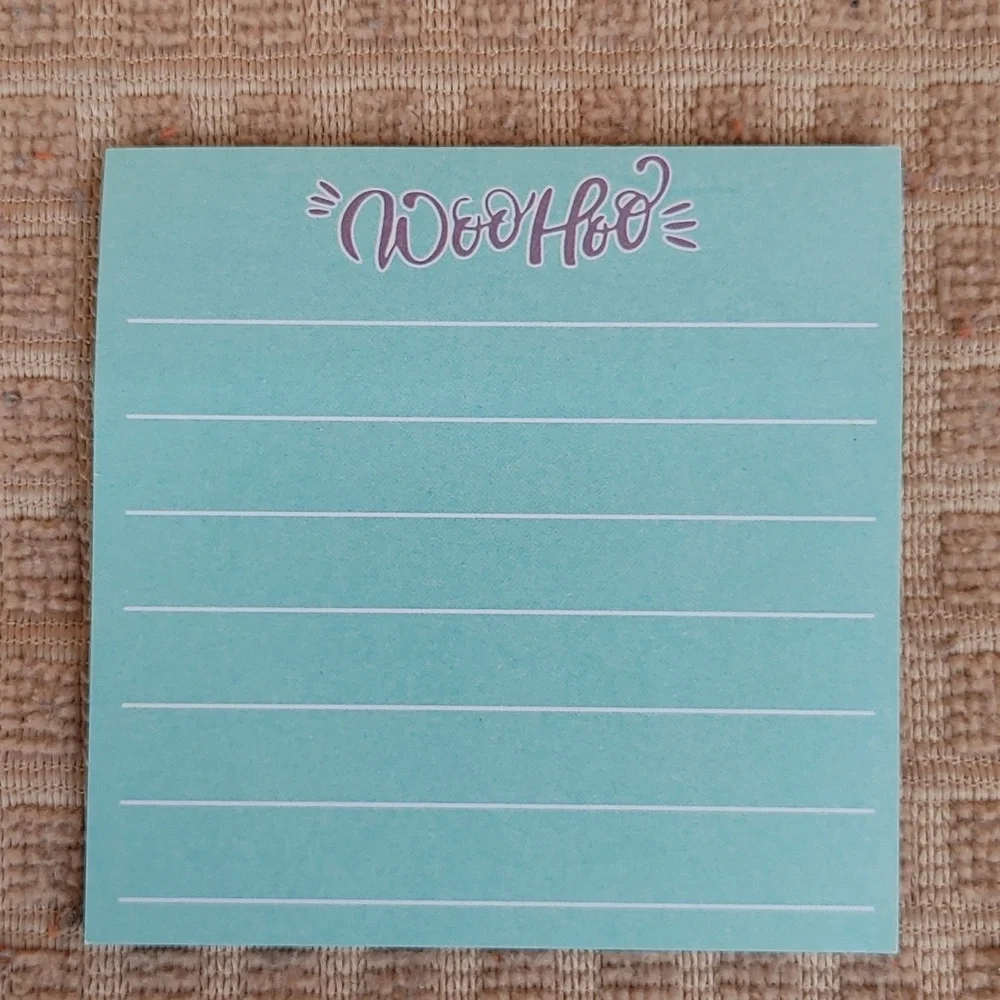 Colorful Appreciation Motivational Notepads Set of 6
